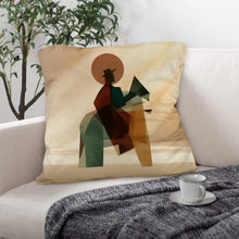 Load image into Gallery viewer, Cowboy Custom Pillow Case 18x18inch Made In America
