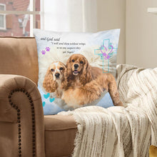Load image into Gallery viewer, Baha Ranch Angel Pet Rainbow Bridge Custom Pillow Case Made in America
