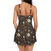 Load image into Gallery viewer, Get Western Skirted Swimsuit
