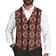 Load image into Gallery viewer, Southwestern Aztec Men's Western Vest
