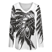 Load image into Gallery viewer, Baha Ranch Western Print Long Sleeve top
