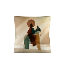 Load image into Gallery viewer, Cowboy Custom Pillow Case 18x18inch Made In America
