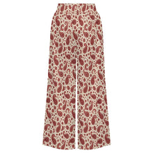 Load image into Gallery viewer, Baha Ranch Cream with Red Paisley Bandana Wide Leg Pants
