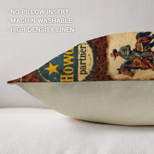 Load image into Gallery viewer, Vintage Cowboy Collage Western Throw Pillow Case Made in America
