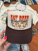 Load image into Gallery viewer, Eat Beef Support Ranchers Trucker Hat
