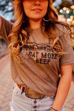 Load image into Gallery viewer, Eat More Beef Western Graphic Tee

