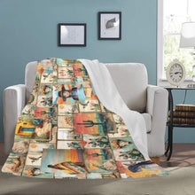 Load image into Gallery viewer, Colores De Mexico Pictures of the Southwest 60" x 80" Throw Blanket Made In America

