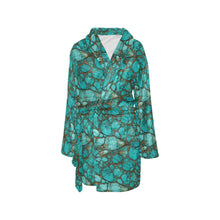 Load image into Gallery viewer, All Turquoise Women&#39;s Bath Robe
