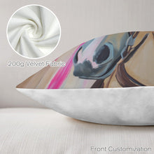 Load image into Gallery viewer, Baha Ranch Cowgirl Horse Velvety Soft Throw Pillow Case Made in America
