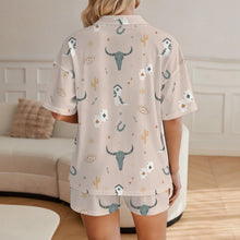 Load image into Gallery viewer, Baha Ranch Bulls &amp; Boots Women's Pajama Set Made in America
