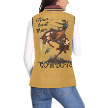 Load image into Gallery viewer, How Bout Them Cowboys Serape Women&#39;s Western Puffy Vest
