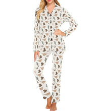 Load image into Gallery viewer, Howdy Highland Cow Christmas Women's Western Pajama Set
