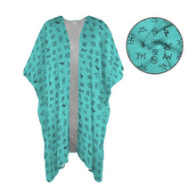 Load image into Gallery viewer, Turquoise Brands Duster Kimono Coverup
