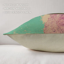 Load image into Gallery viewer, Baha Ranch Retro Pop Western Purple Mountain Desert Pillow Case Made in America
