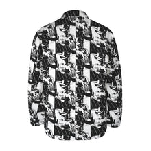 Load image into Gallery viewer, Black White Cowboy Mens Western Blazer

