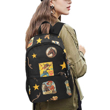 Load image into Gallery viewer, Vintage Cowgirl Collage Backpack
