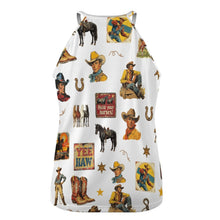 Load image into Gallery viewer, Vintage Cowboy Collage Western Tank Top
