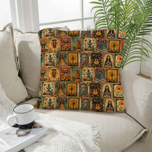 Load image into Gallery viewer, Colores de Mexico Dia de los Muertes Pillow Case Made in America
