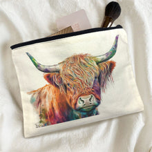 Load image into Gallery viewer, Watercolor Highland Cosmetic Bag Pack of 5 Made in America

