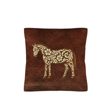 Load image into Gallery viewer, Baha Ranch Tooled Horse Pillow Case Made in America
