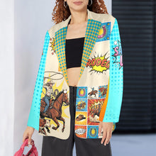 Load image into Gallery viewer, Baha Ranch The Comic Corral Cowgirl Western Rodeo Blazer
