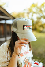 Load image into Gallery viewer, Fastest in the West Patch Trucker Hat
