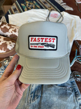 Load image into Gallery viewer, Fastest in the West Patch Trucker Hat
