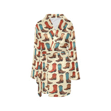 Load image into Gallery viewer, Got My Boots Western Bath Robe
