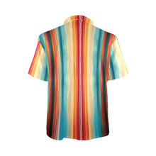 Load image into Gallery viewer, Baha Ranch Serape Western Polo Style Shirt

