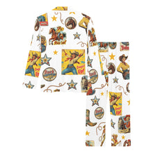 Load image into Gallery viewer, Vintage Cowgirl Collage Western Pajama Set

