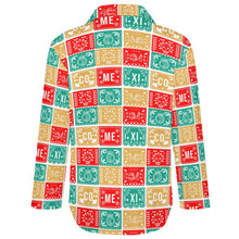 Load image into Gallery viewer, Baha Ranch Colores De Mexico Picado Mexican Button Up Blouse
