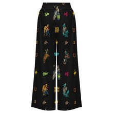 Load image into Gallery viewer, Baha Ranch The Last Roundup Rodeo High Waisted Wide Leg Pants
