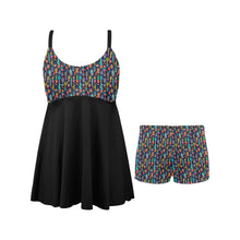 Load image into Gallery viewer, Crazy Cactus Lady Swim Dress &amp; Shorts Set
