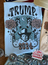 Load image into Gallery viewer, Floral Trump Design Graphic Tee
