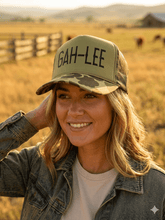 Load image into Gallery viewer, GAH-LEE Camo Trucker Hat
