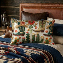 Load image into Gallery viewer, Baha Ranch Cactus Satin Pillow Case Made in America

