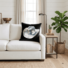 Load image into Gallery viewer, Baha Ranch Disco Hat Velvety Soft Pillow Cover Made in America
