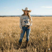 Load image into Gallery viewer, Giddy Up America Graphic Sweatshirt
