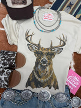Load image into Gallery viewer, Glam Whitetail Deer Graphic Tee
