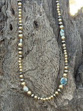 Load image into Gallery viewer, Golden Hills Mixed Metals Beaded Necklace
