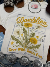Load image into Gallery viewer, Grow Wild Dandelion Graphic Tee
