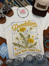 Load image into Gallery viewer, Grow Wild Dandelion Graphic Tee
