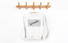 Load image into Gallery viewer, Youth Sport Writing Sweatshirt - Multiple Options

