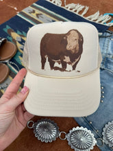 Load image into Gallery viewer, Hereford Bull Trucker Hat
