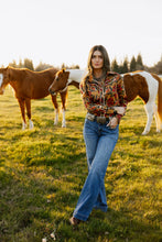 Load image into Gallery viewer, Horses &amp; Horseshoes Button Up
