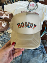 Load image into Gallery viewer, Howdy Aztec Trucker Hat
