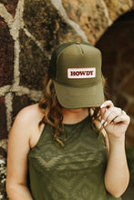 Load image into Gallery viewer, Howdy Patch Trucker Hat
