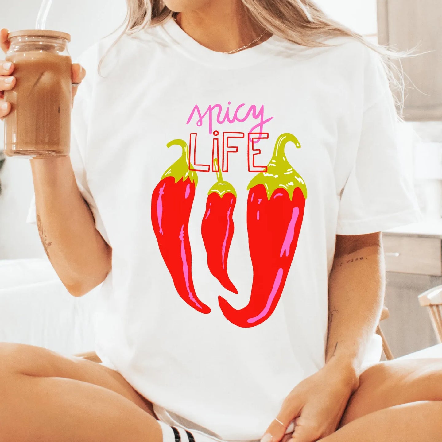 Spicy life tee or sweatshirt