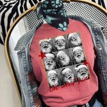 Load image into Gallery viewer, Polaroid Santa collage tee or sweatshirt
