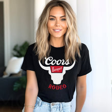 Load image into Gallery viewer, Coors Rodeo Black Graphic Shirt – Graphic Tee, Long Sleeve &amp; Crewneck

